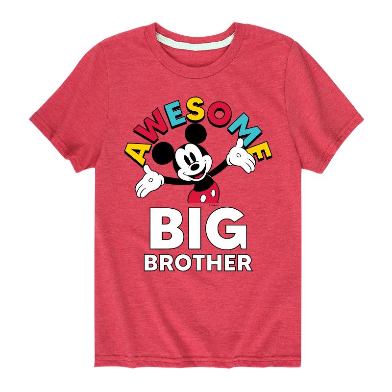Boys' - Disney - Awesome Big Brother Short Sleeve Graphic T-Shirt
