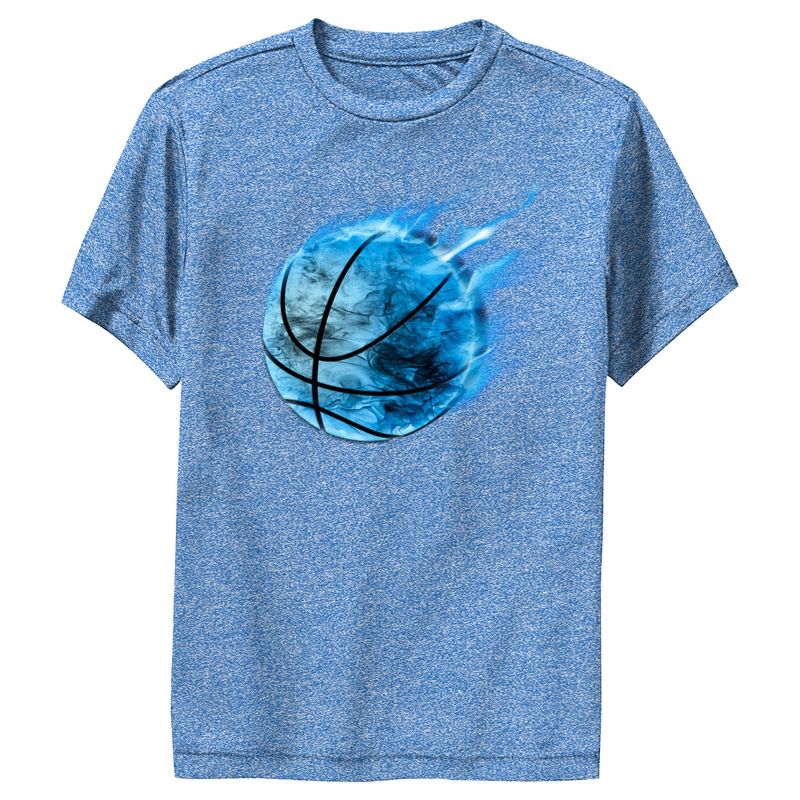 Boy's Lost Gods Basketball Flames Performance Tee
