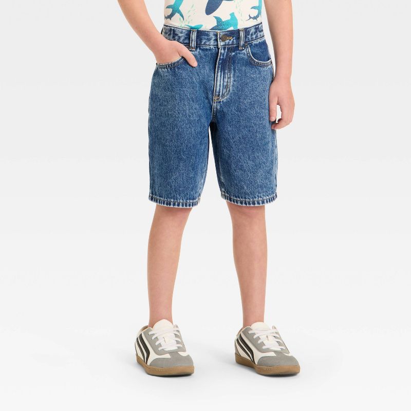 Boys' 'At the Knee' Denim Shorts - Cat & Jack™