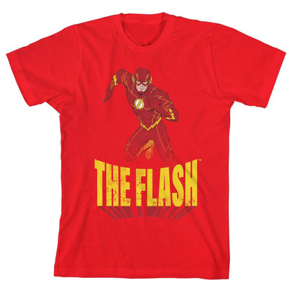 تي شيرت أحمر للأولاد من Flash Superspeed Run
