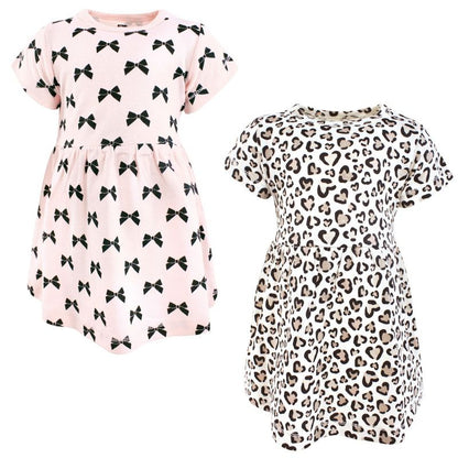Luvable Friends Hudson Baby Short-Sleeve Dresses 2pk