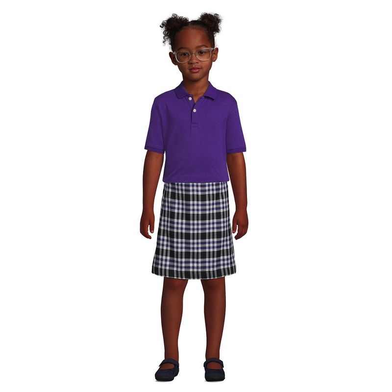 Lands' End School Uniform Kids Short Sleeve Interlock Polo Shirt