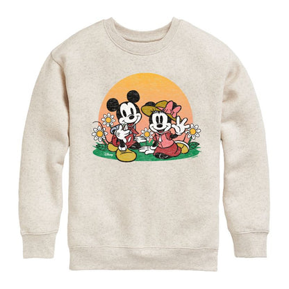 Boys' - Disney - Mickey & Friends Graphic Long Sleeve Fleece Sweatshirt