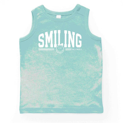 بلوزة رياضية للشباب من مجموعة The Juniper Shop SmileyWorld Arched Varsity