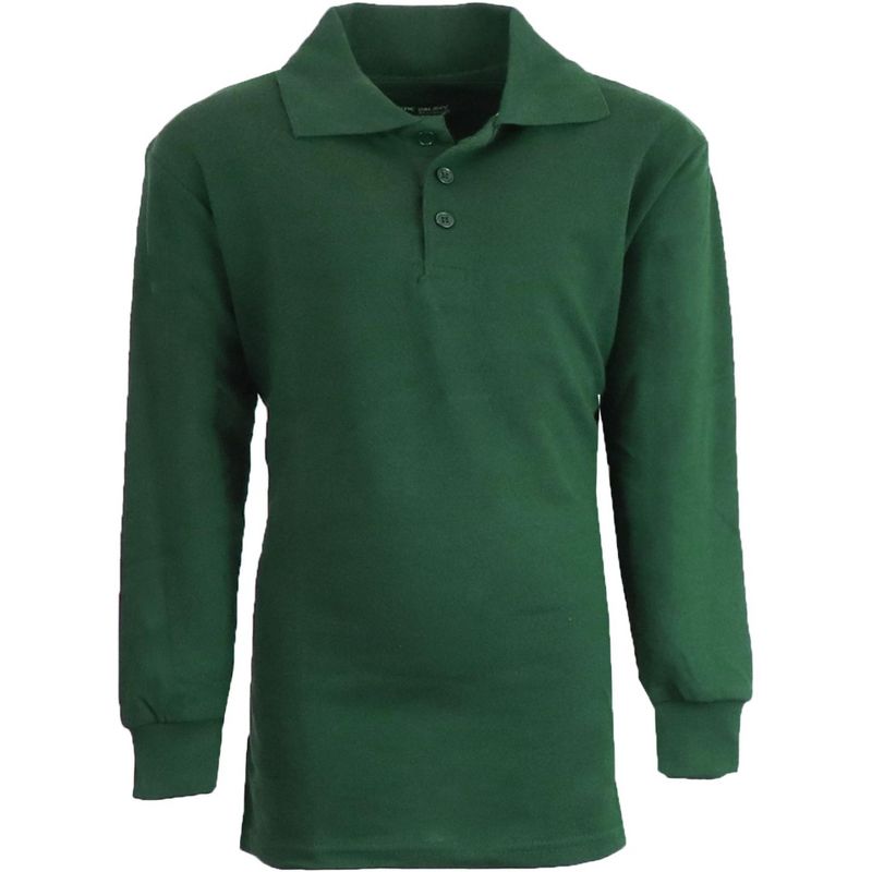 قميص بولو جالاكسي الأصلي ذو الأكمام الطويلة وقصة Slim Fit للأولاد (الجزء الثاني)