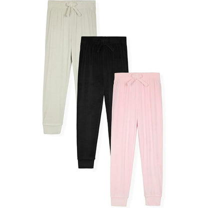 Studio 3 Little/Big Girl's 3-Pack Velour Jogger Sweatpants Sets