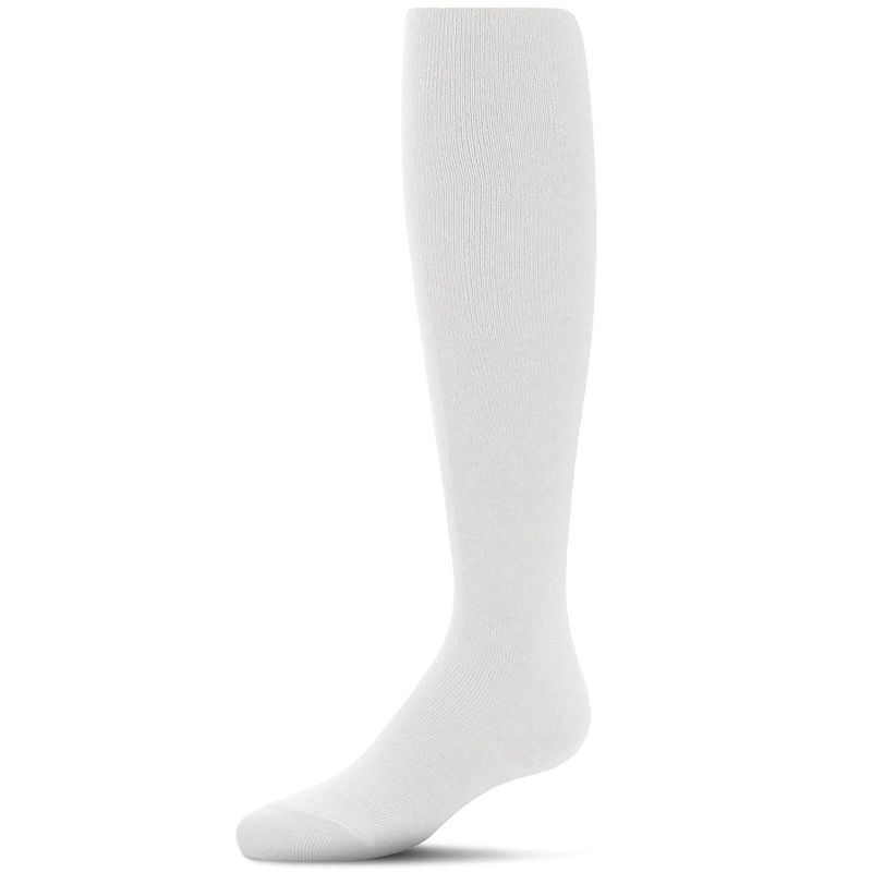 Memoi Solid Cotton Girls Sweater Tights