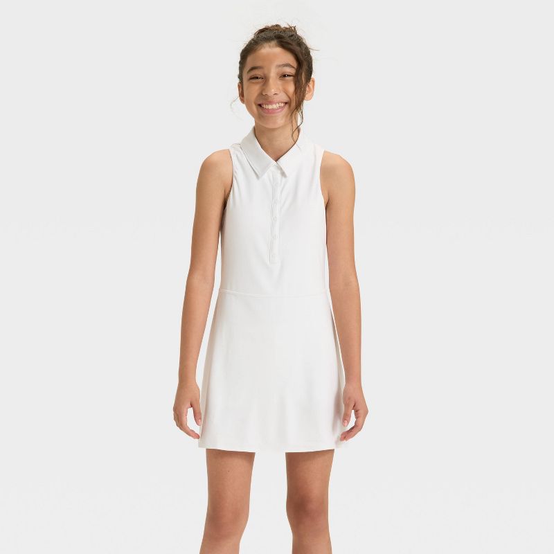 Girls' Uniform Polo Dress - All In Motion™