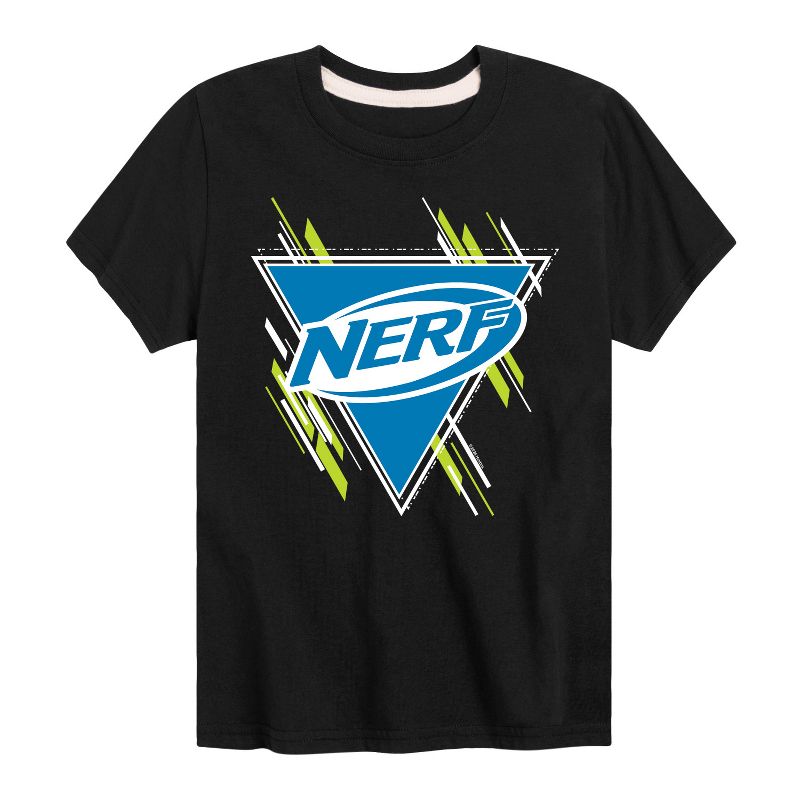 تي شيرت جرافيكي بأكمام قصيرة وشعار مثلث للأولاد من NERF