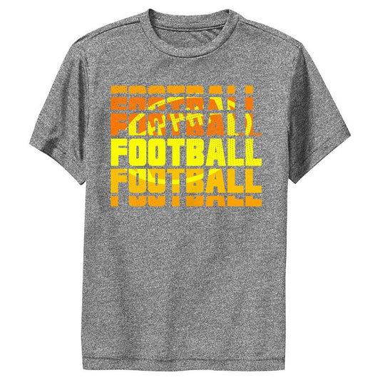Boy's Lost Gods Name Stack Football Ball Performance Tee