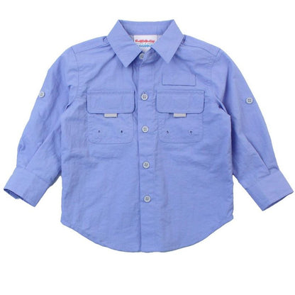 RuggedButts Boys UPF50+ Sun Protective Button Down Shirt