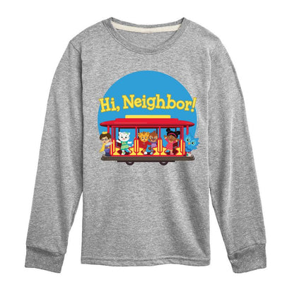 Boys' - Daniel Tiger - Group Hi Neighbor Long Sleeve Graphic T-Shirt