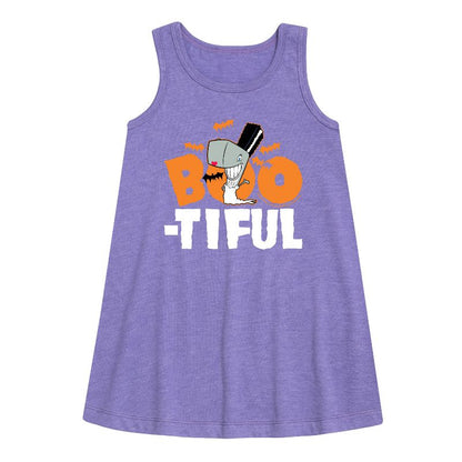 Girls' - SpongeBob SquarePants - Boo-tiful Graphic Sleeveless Aline Dress