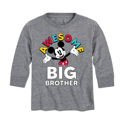 Boys' - Disney - Awesome Big Brother Long Sleeve Graphic T-Shirt