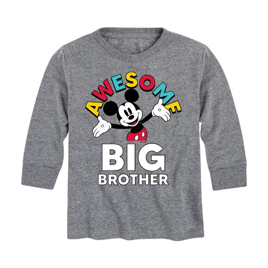 Boys' - Disney - Awesome Big Brother Long Sleeve Graphic T-Shirt