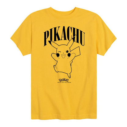 تي شيرت جرافيكي بأكمام قصيرة للأولاد - بوكيمون - بيكاتشو وينك