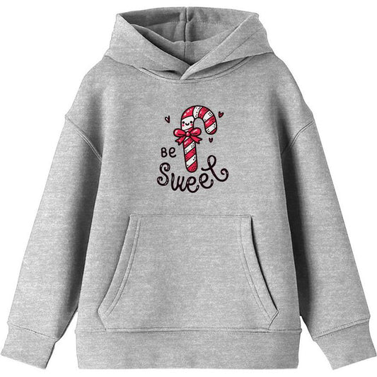 Be Sweet Candy Cane Youth Long Sleeve Hoodie