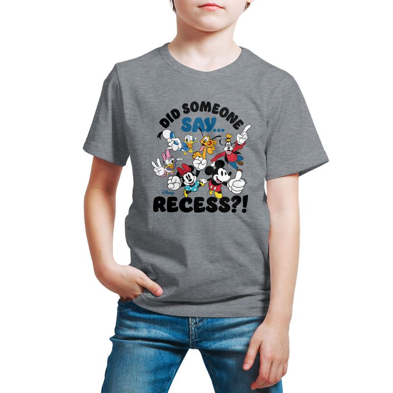 Boys' - Disney - Did Someone Say Recess Short Sleeve Graphic T-Shirt