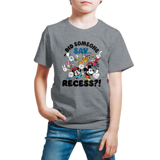 Boys' - Disney - Did Someone Say Recess Short Sleeve Graphic T-Shirt