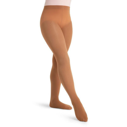 Capezio Ultra Soft Self Knit Waistband Transition Tight - Girls & Toddler