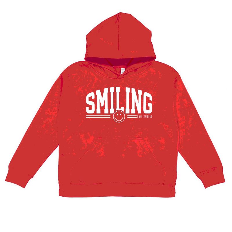The Juniper Shop SmileyWorld Arched Varsity Youth Hoodie