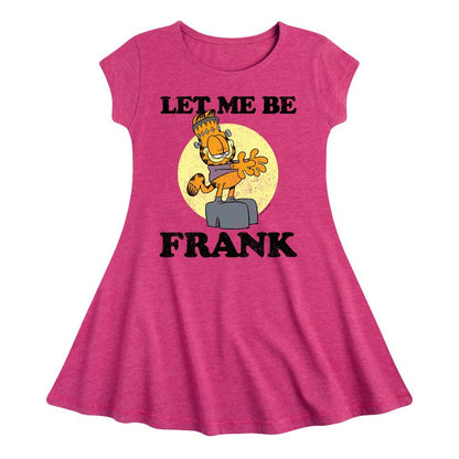 Girls' - Garfield - Let Me Be Frank Fit & Flair Cap Sleeve Dress