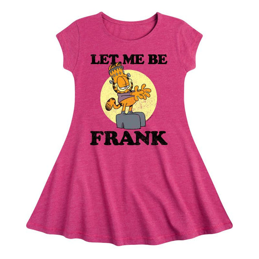 Girls' - Garfield - Let Me Be Frank Fit & Flair Cap Sleeve Dress