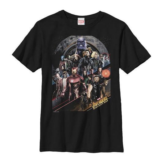 Boy's Marvel Avengers: Infinity War Character Scene T-Shirt