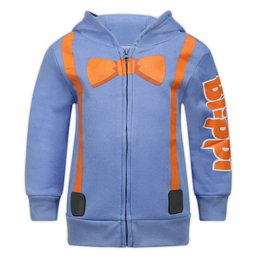 هودي بسحاب للأولاد من Blippi للأطفال الصغار باللون الأزرق