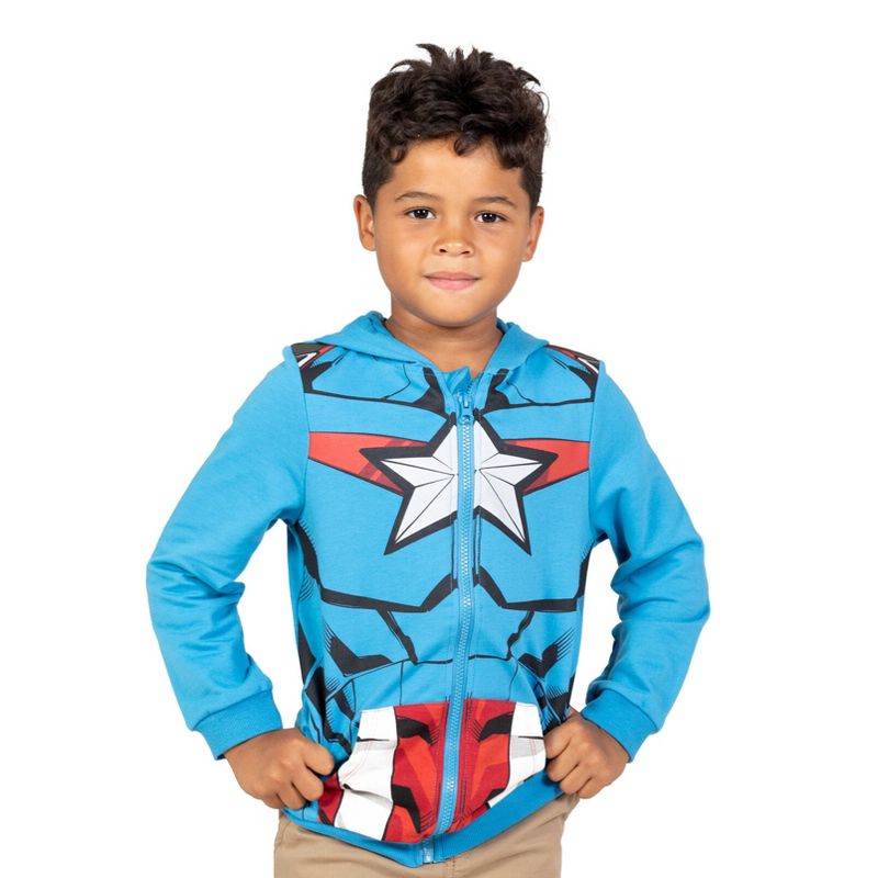 Marvel Avengers Zip Up Hoodie Little Kid to Big Kid