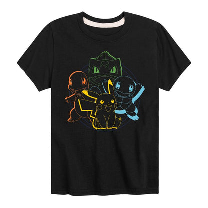 تي شيرت جرافيكي بأكمام قصيرة بتصميم بوكيمون للأولاد - بوكيمون - مبتدئ