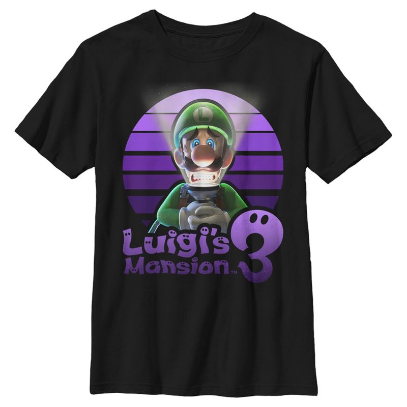 تي شيرت بشعار Nintendo Luigi's Mansion 3 للأولاد