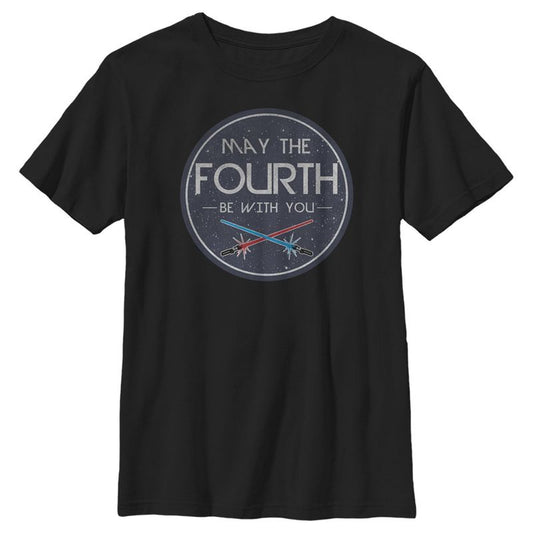 Boy's Star Wars May the Fourth Lightsabers T-Shirt