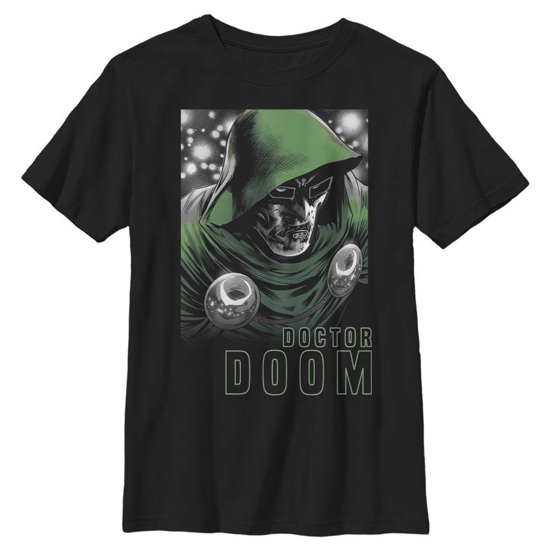 Boys Marvel: Fantastic Four Doctor Doom Poster T Shirt