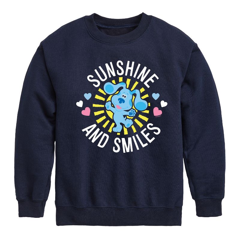 Boys' - Blue's Clues & You! - Daddy Is My Sunshine Graphic Long Sleeve Fleece Sweatshirt