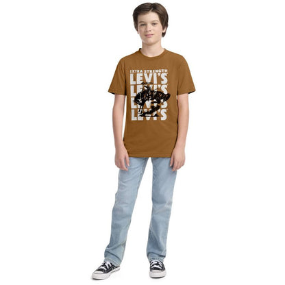 Levi's® Boys' Short Sleeve Western Graphic T-Shirt - Brown