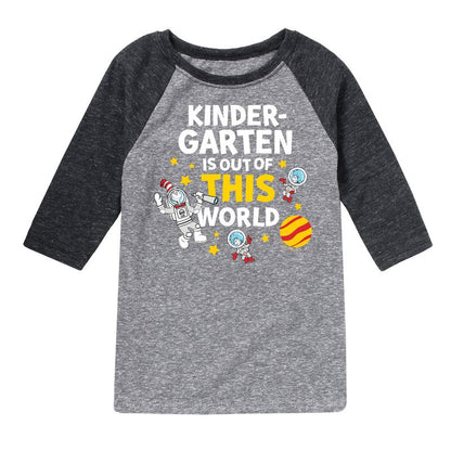 Boys' - Dr. Seuss - Kindergarten Out Of This World Raglan Graphic T-Shirt