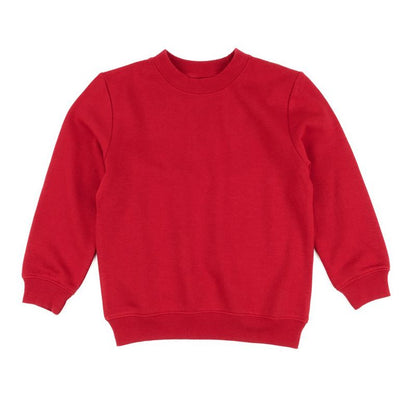 Leveret Kids Long Sleeve Classic Solid Color Sweatshirt