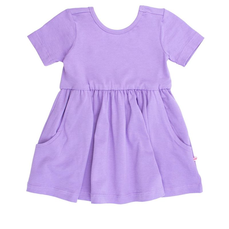 فستان بناتي محبوك بأكمام قصيرة من RuffleButts