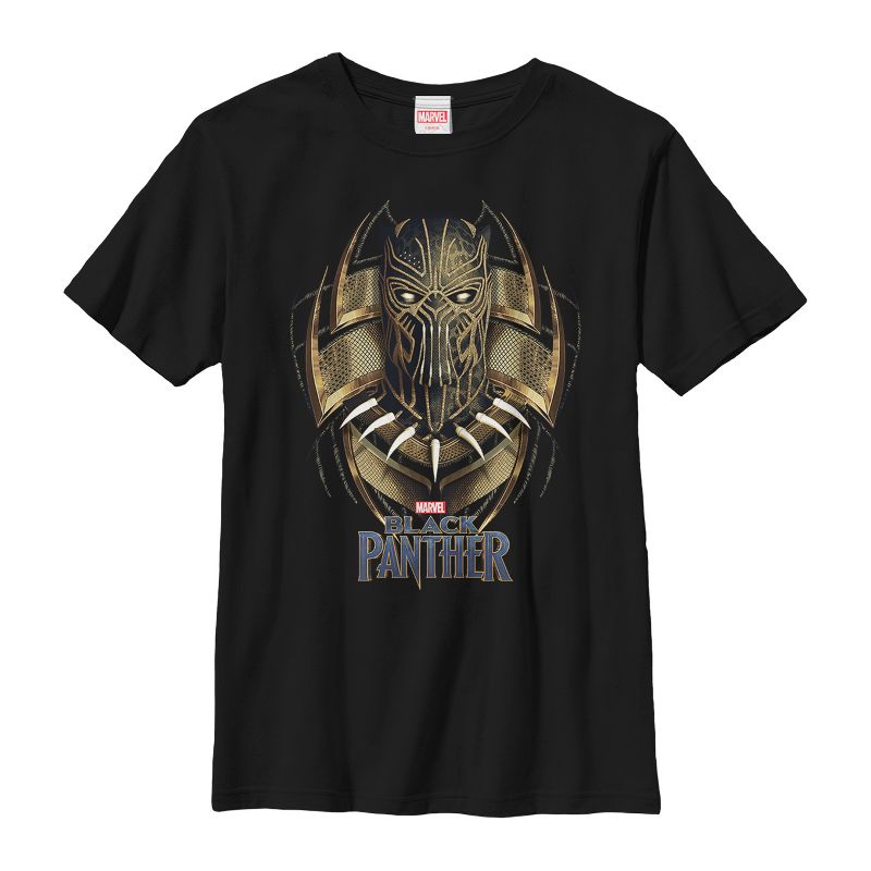Boy's Marvel Black Panther 2018 Golden Jaguar T-Shirt