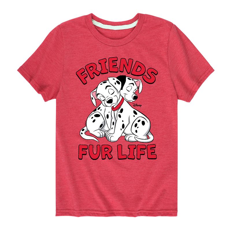 Boys' - 101 Dalmatians - Friends FUR Life Short Sleeve Graphic T-Shirt