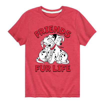 Boys' - 101 Dalmatians - Friends FUR Life Short Sleeve Graphic T-Shirt