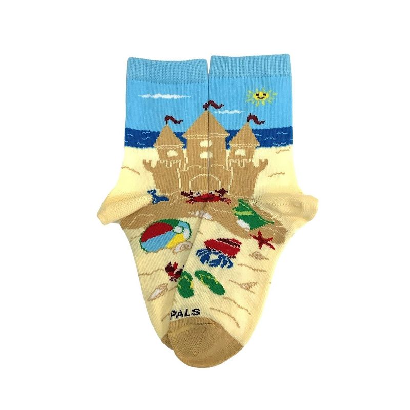 Sand Castle Socks - from the Sock Panda (Ages 3-7)