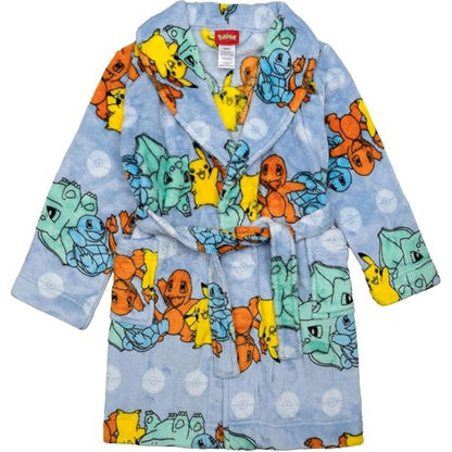 Pokémon Little/Big Boys' Kids Fluffy Soft Fleece Sleepwear Robe