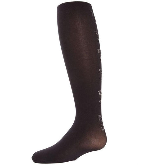 Memoi Bows in the Back Opaque Girls Tights