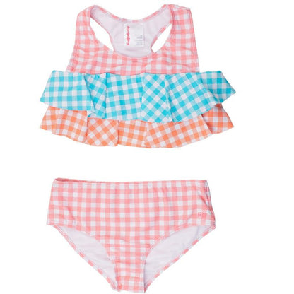 RuffleButts Girls Flounce Bikini