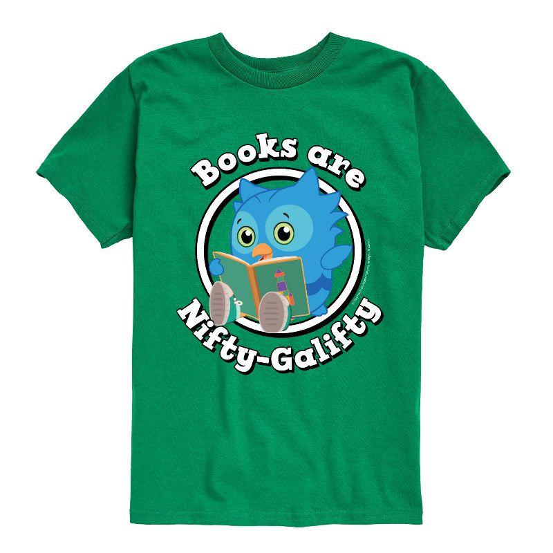 Boys' - Daniel Tiger - Books Are A Hoot Short Sleeve Graphic T-Shirt