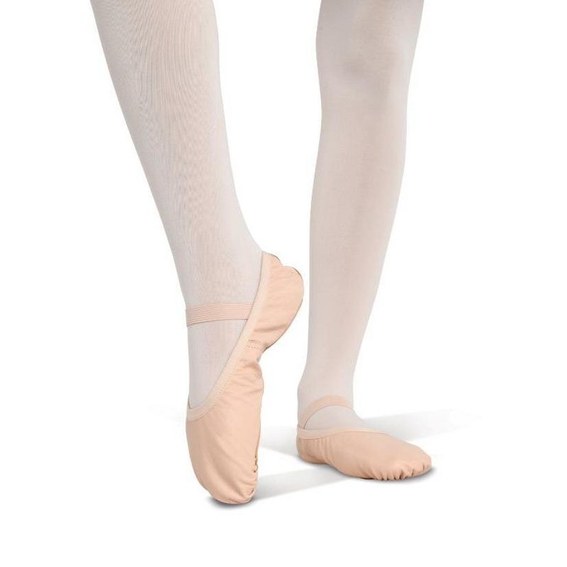 Girls Ballet Shoes Danz N Motion 111 Toddler Leather Full Sole