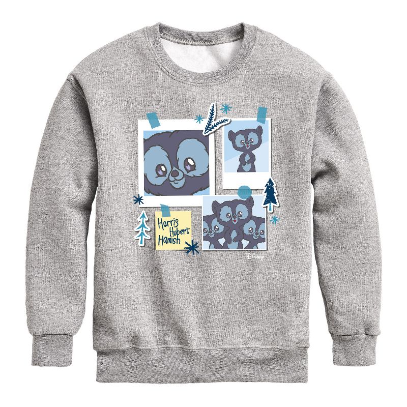 Boys' - Disney - Harris, Hubert, & Hamish Graphic Long Sleeve Fleece Sweatshirt