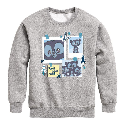 Boys' - Disney - Harris, Hubert, & Hamish Graphic Long Sleeve Fleece Sweatshirt
